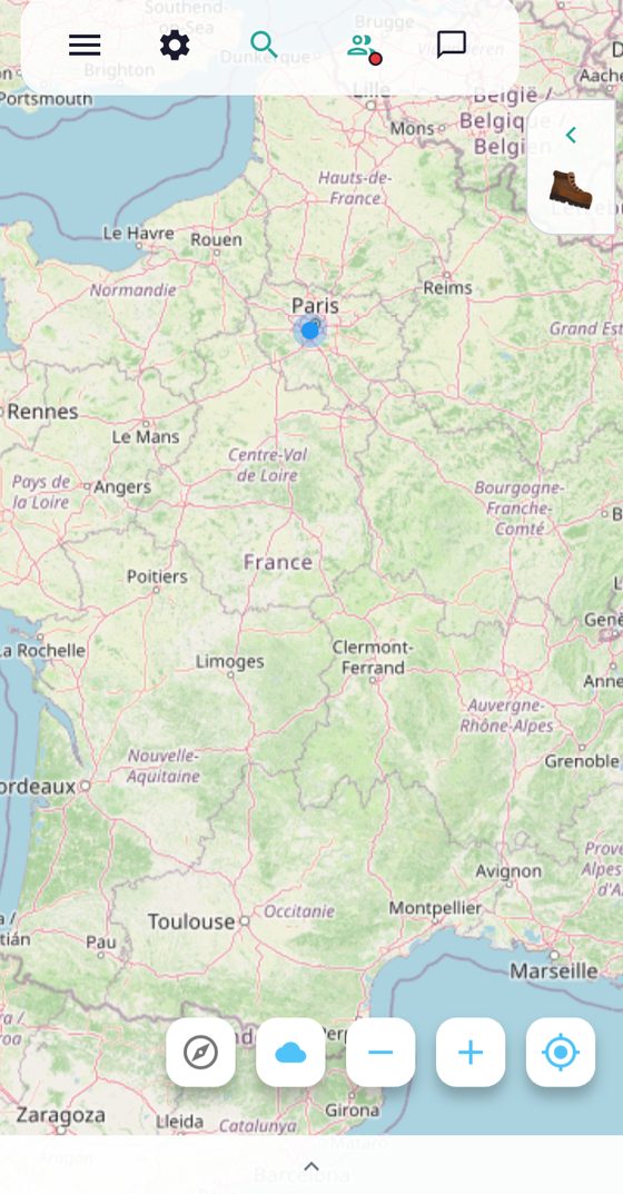 Trekkingglad — carte et itinéraire sur mobile